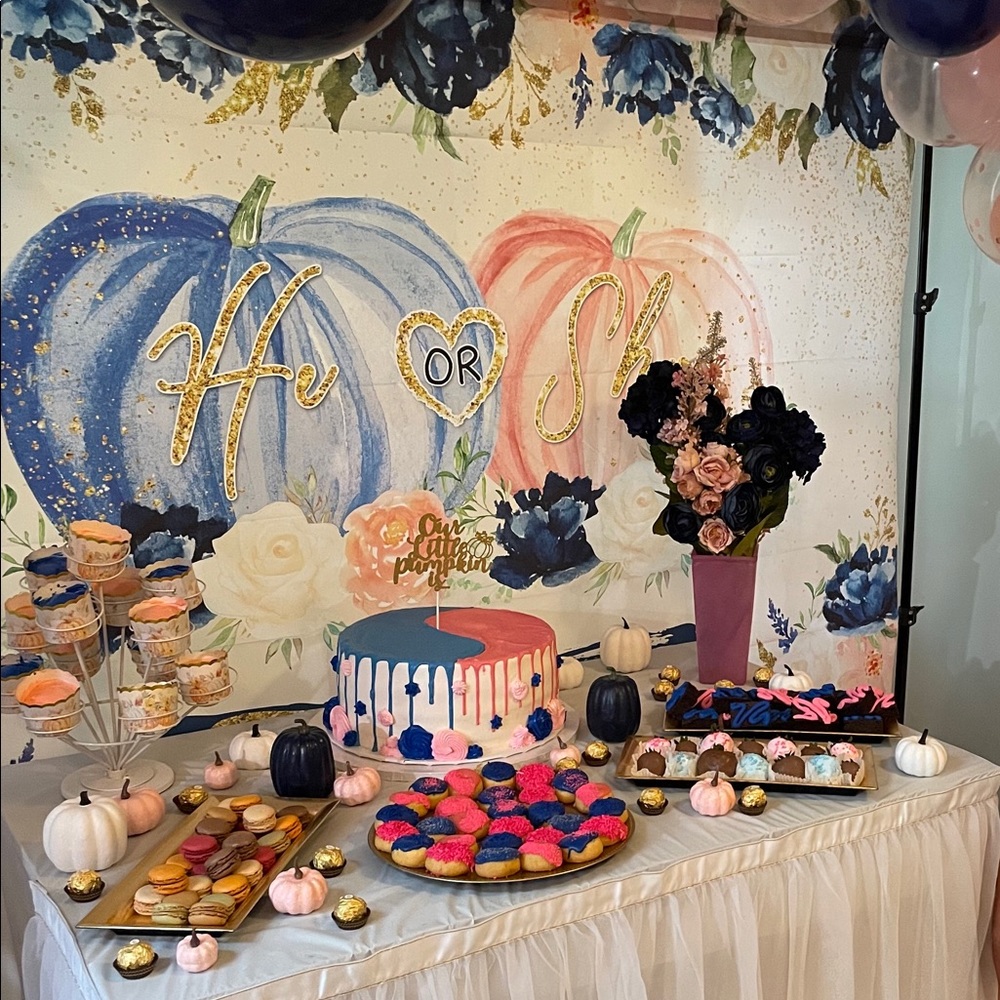 Pumpkin Gender Reveal Theme